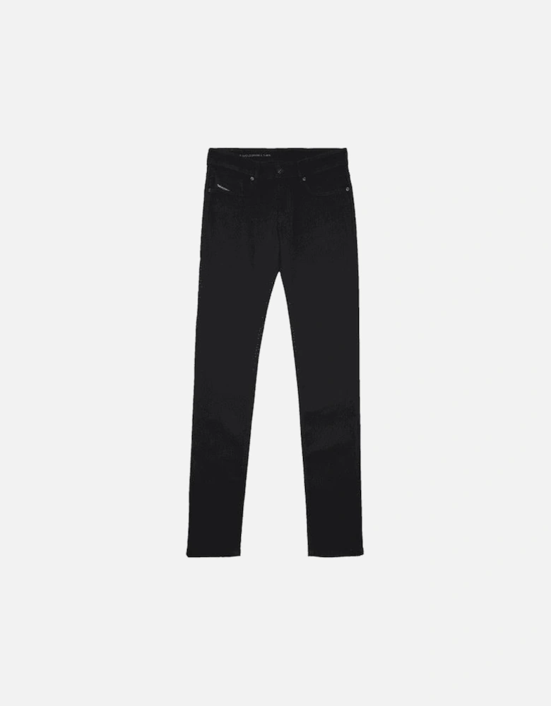 D-Strukt Slim Fit Black Jeans