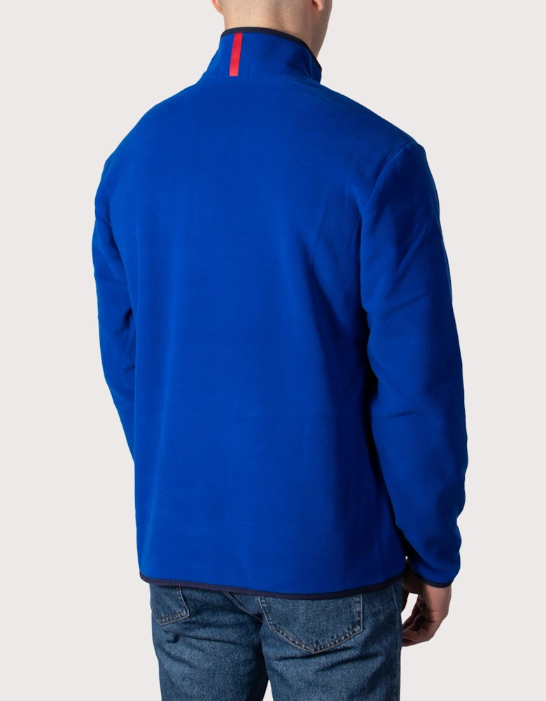 Funnel Neck Fleece Sweatshirt