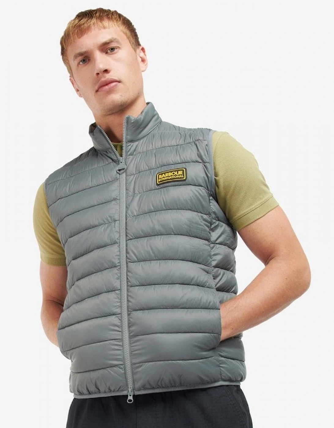 Racer Reed Mens Quilted Gilet, 9 of 8
