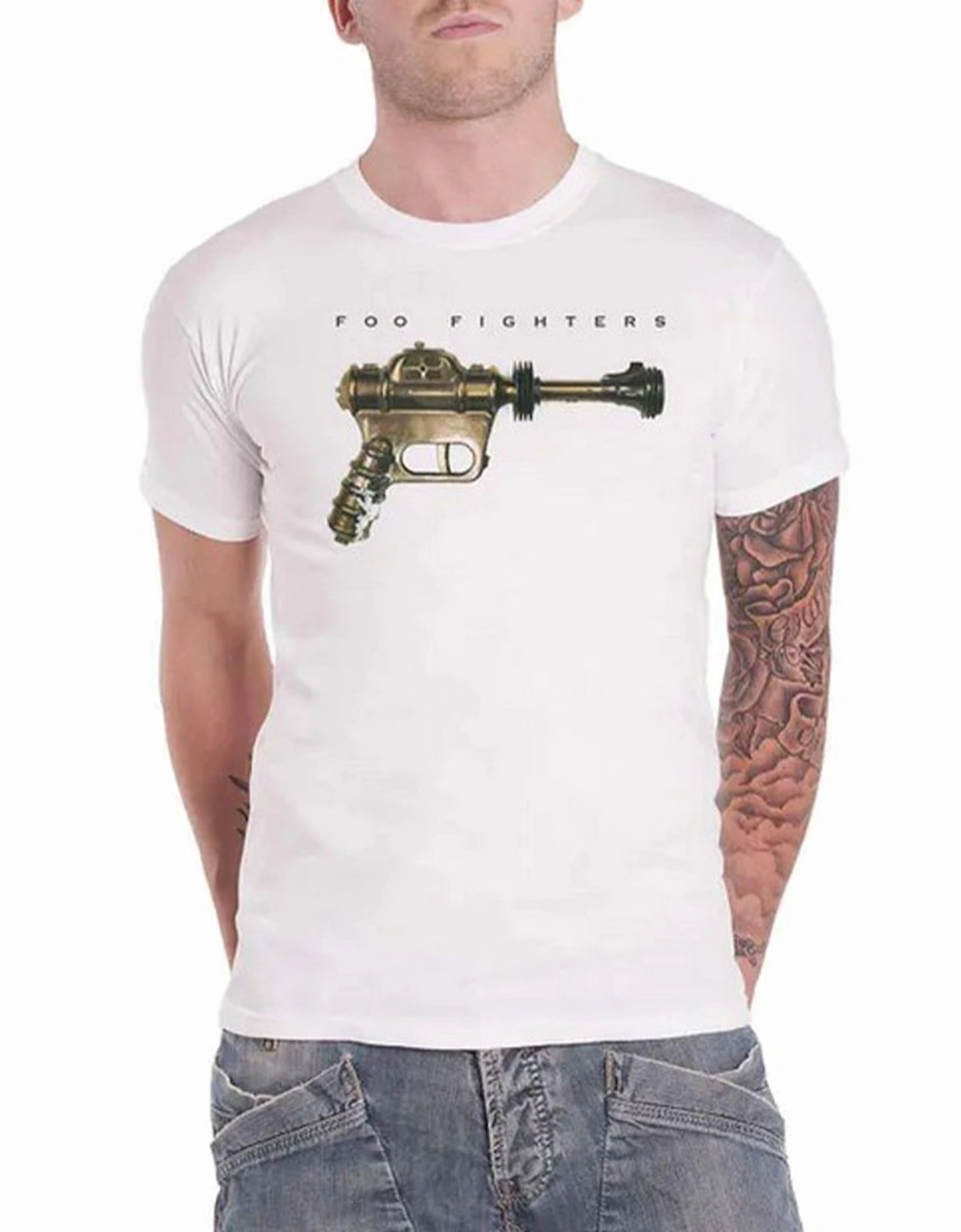 Unisex Adult Ray Gun T-Shirt, 3 of 2
