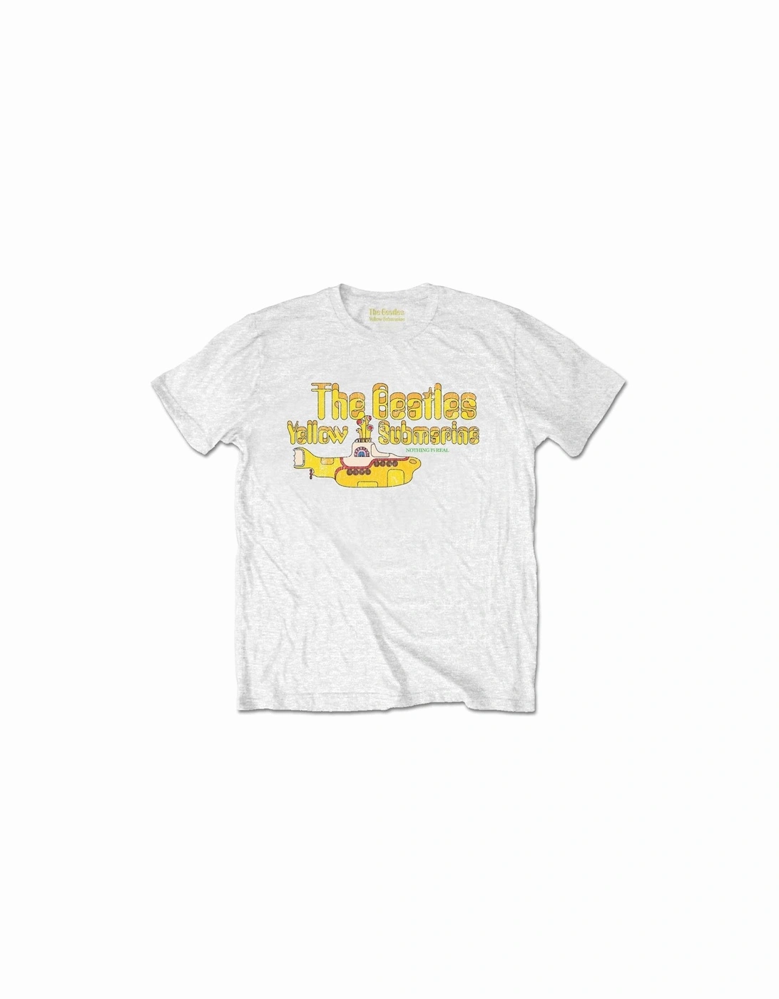 Unisex Adult Yellow Submarine Nothing Is Real T-Shirt, 2 of 1