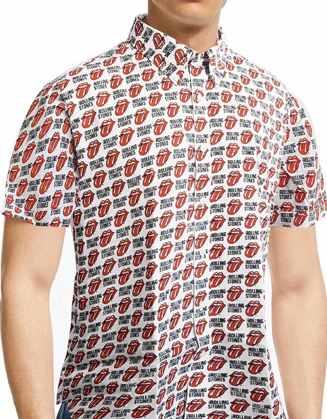 Unisex Adult Tongue All-Over Print Shirt, 2 of 1