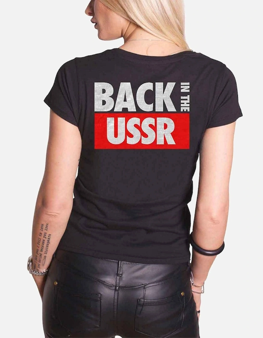 Womens/Ladies Back In the USSR Back Print T-Shirt