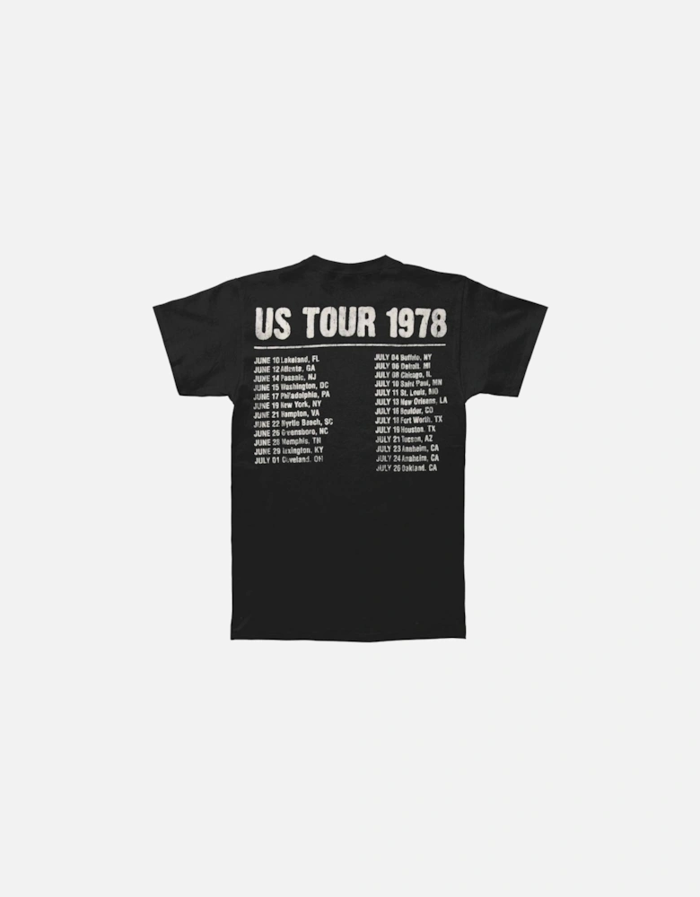 Unisex Adult US Tour 1978 Back Print T-Shirt