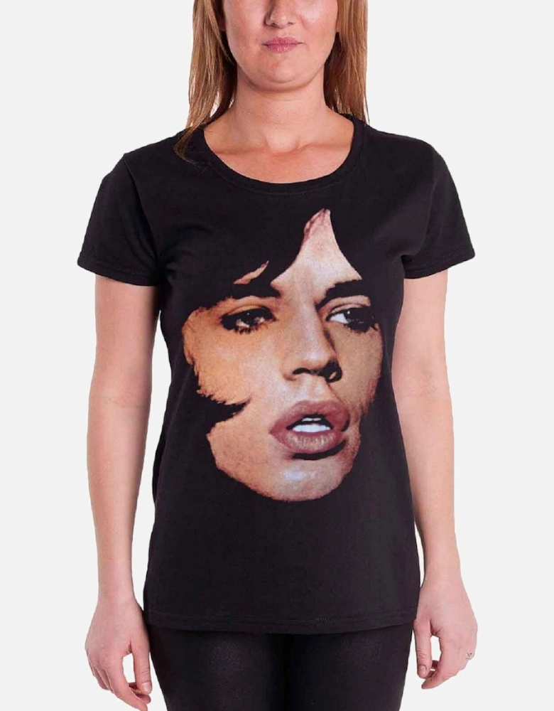 Womens/Ladies Mick Portrait T-Shirt