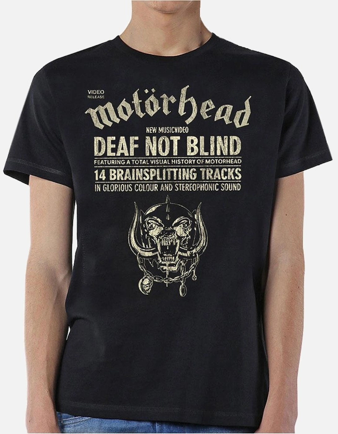Unisex Adult Deaf Not Blind T-Shirt, 2 of 1