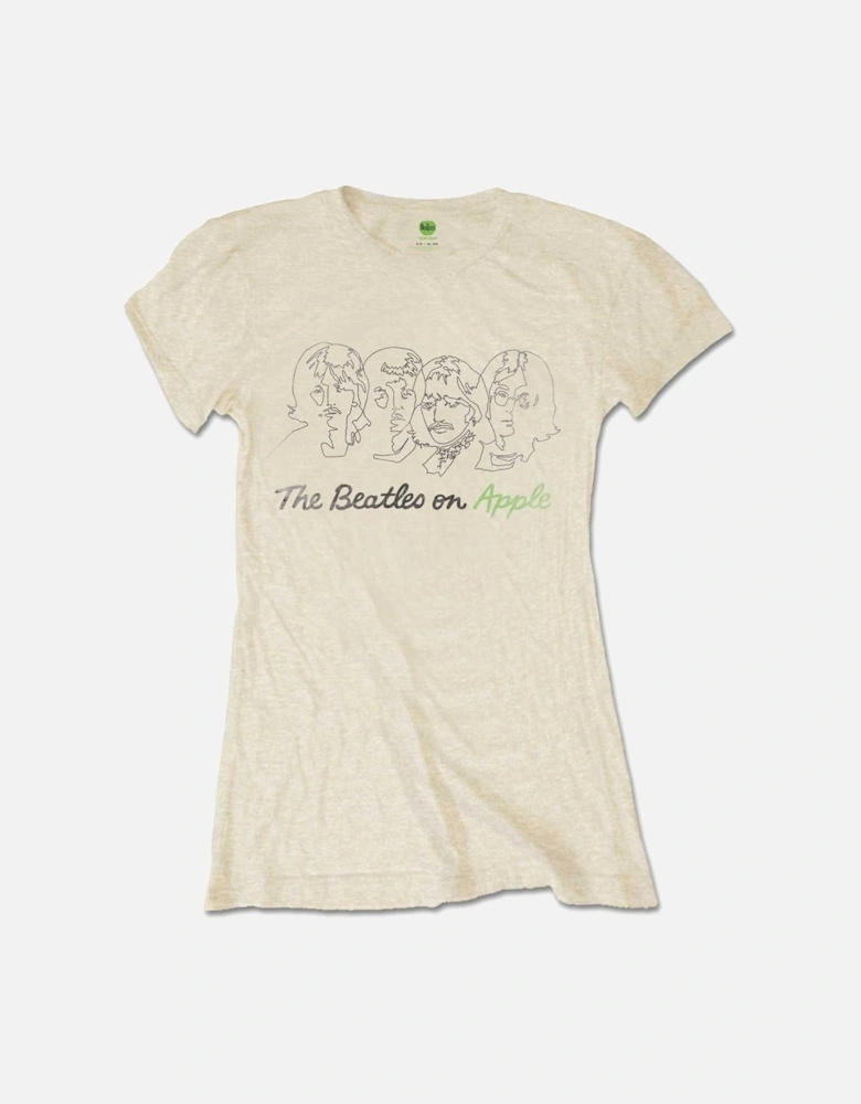 Womens/Ladies On Apple Faces T-Shirt