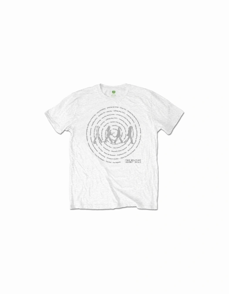 Unisex Adult Abbey Road Songs Swirl Foil T-Shirt