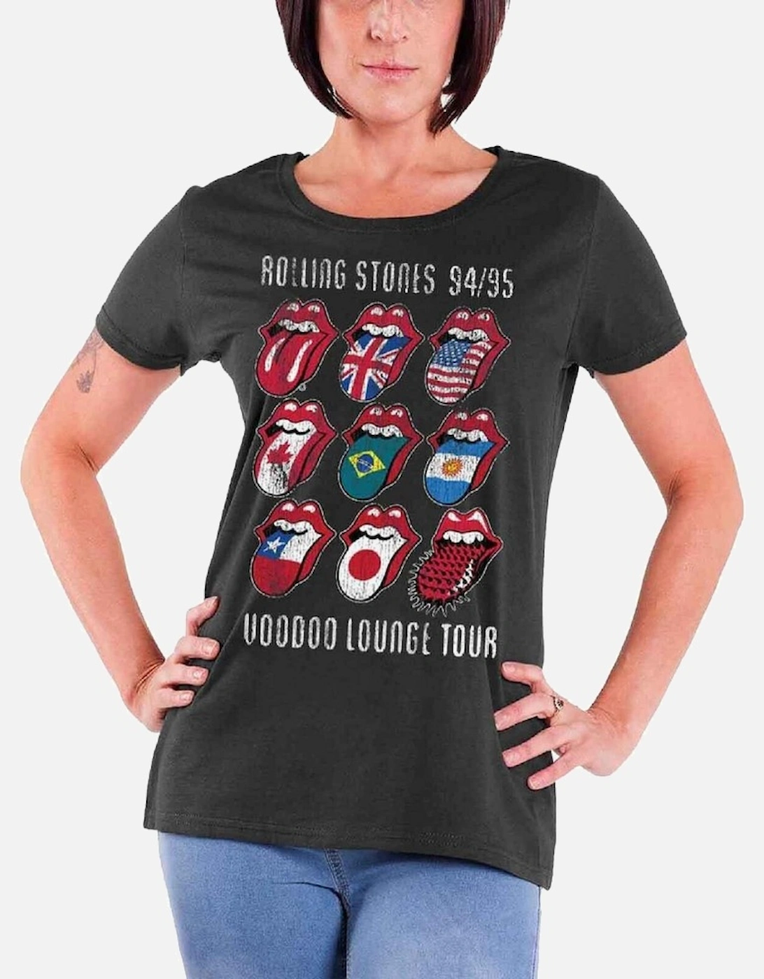 Womens/Ladies Voodoo Lounge Tongue T-Shirt, 3 of 2