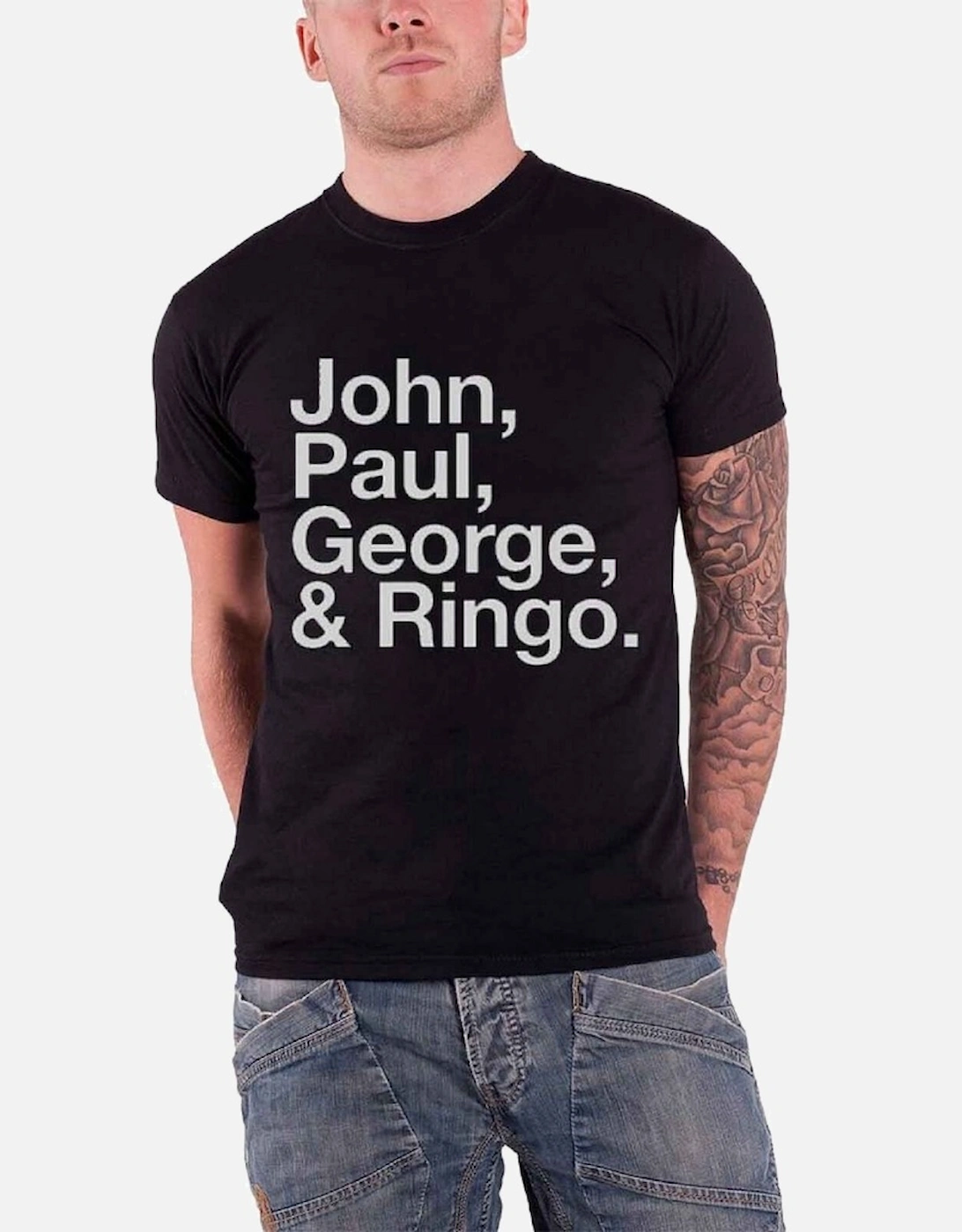 Unisex Adult John Paul George & Ringo T-Shirt, 4 of 3