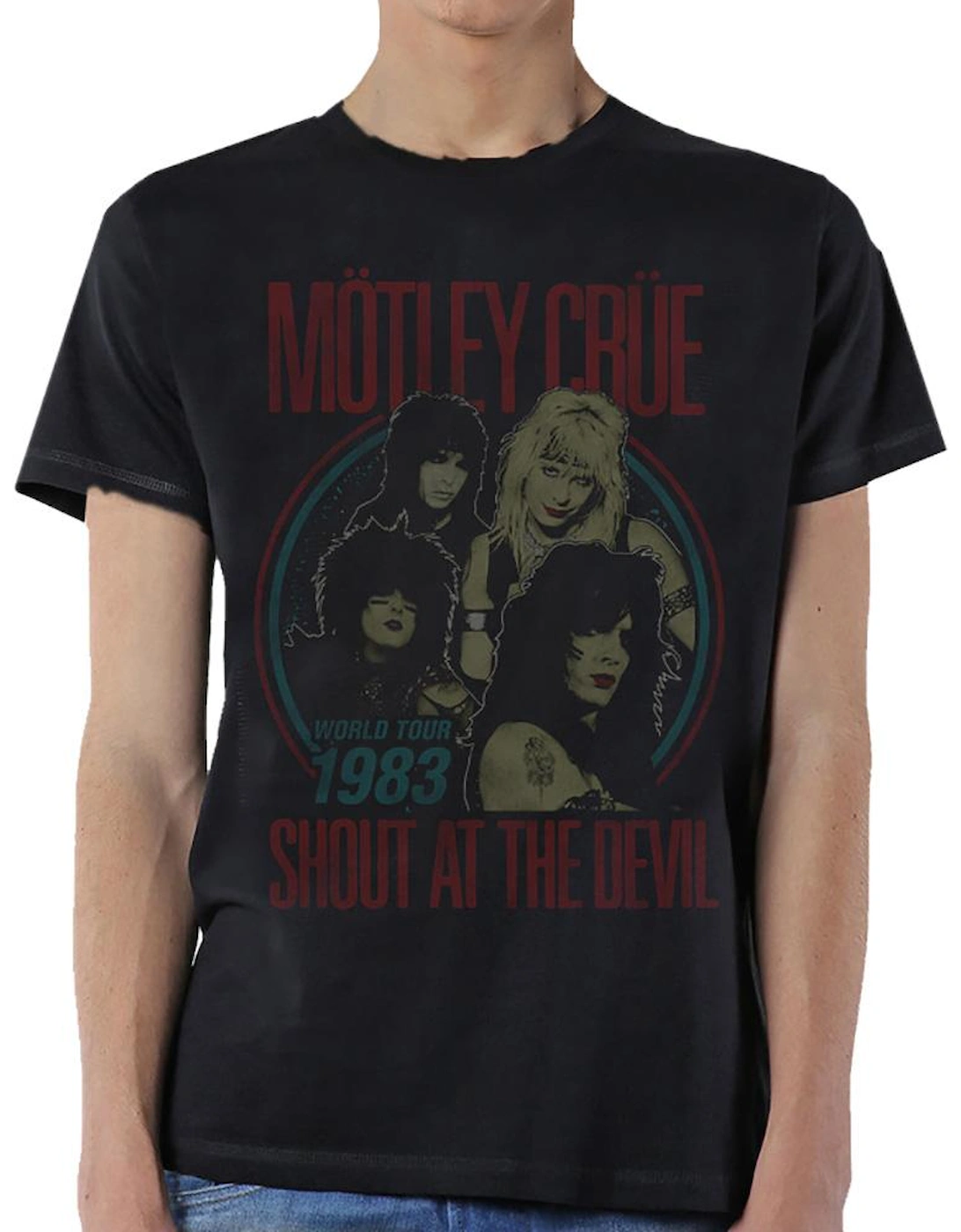 Unisex Adult World Tour Devil Vintage T-Shirt, 2 of 1