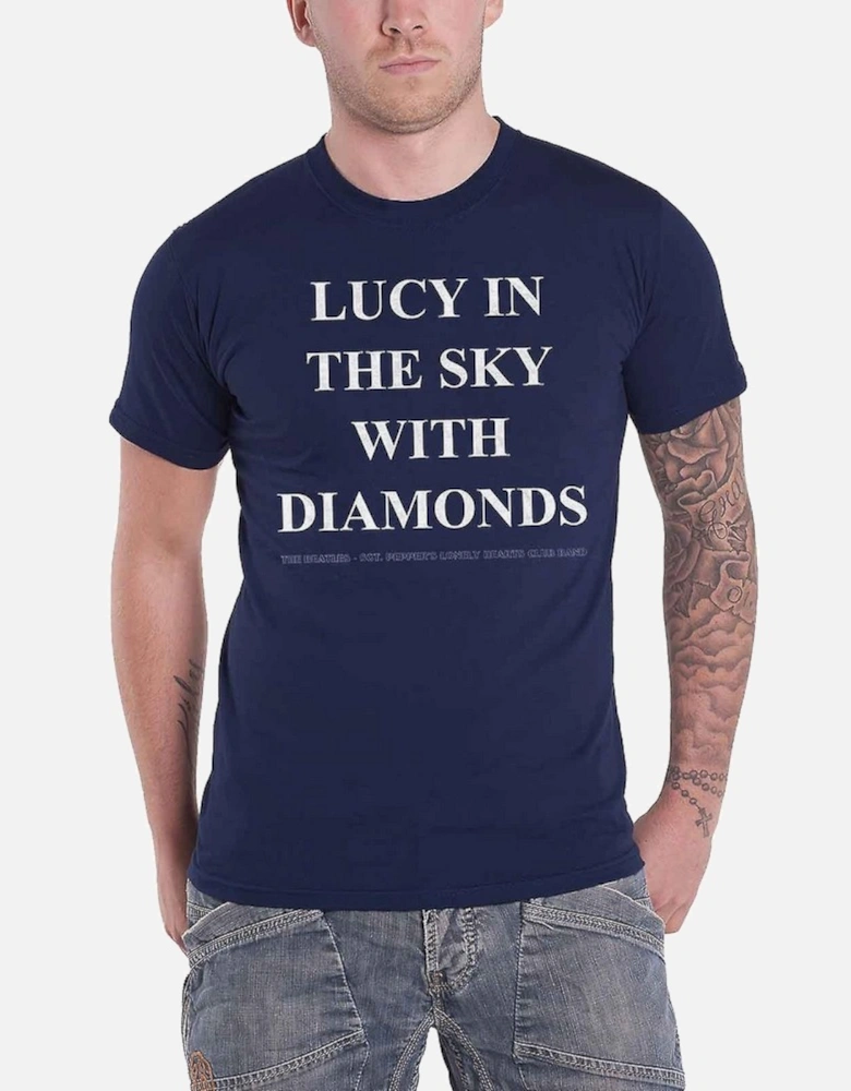 Unisex Adult Lucy In The Sky With Diamonds Back Print T-Shirt