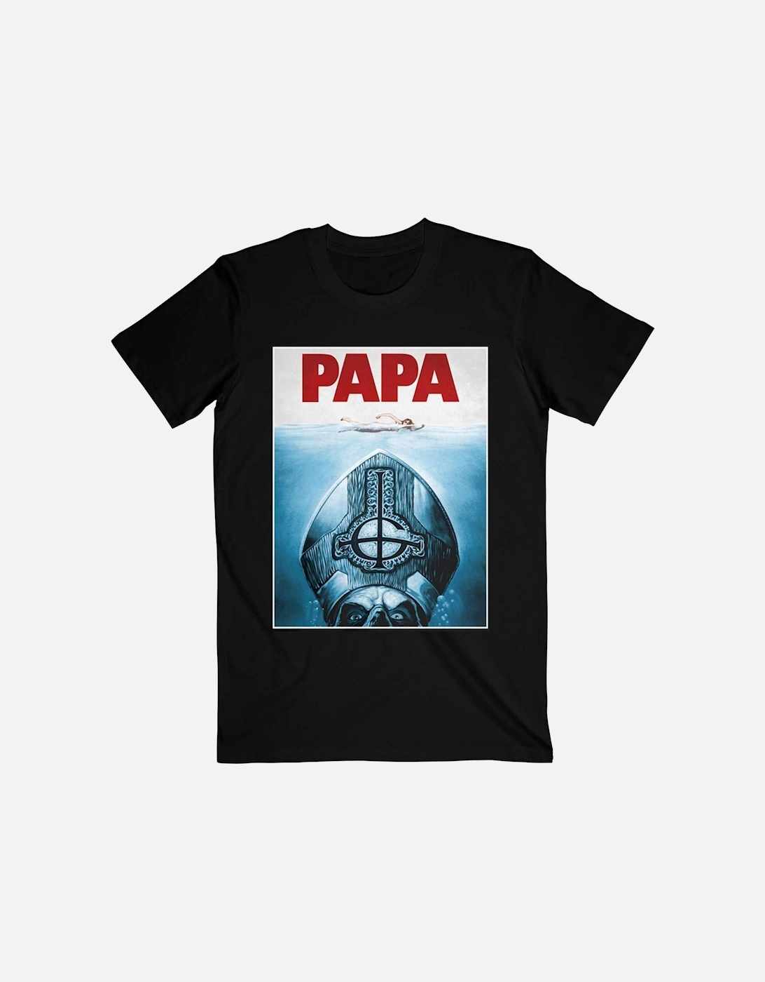Unisex Adult Papa Jaws T-Shirt, 2 of 1