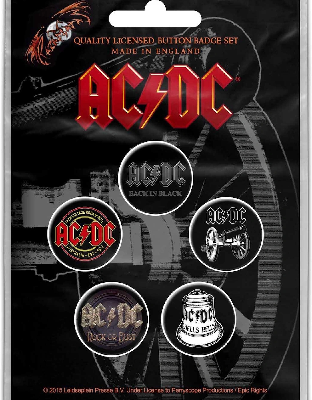 For Those About to Rock Badge Set (Pack of 5), 2 of 1