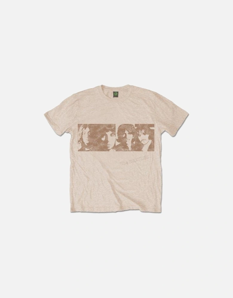 Unisex Adult White Album Faces T-Shirt