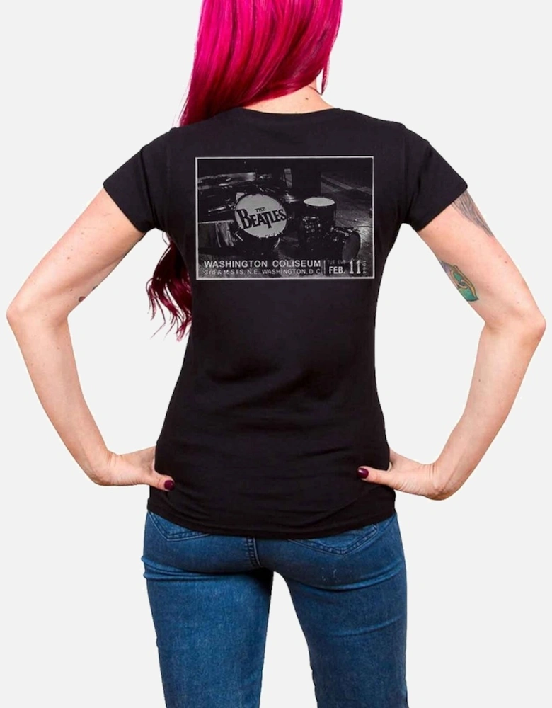 Womens/Ladies Washington Coliseum Back Print T-Shirt