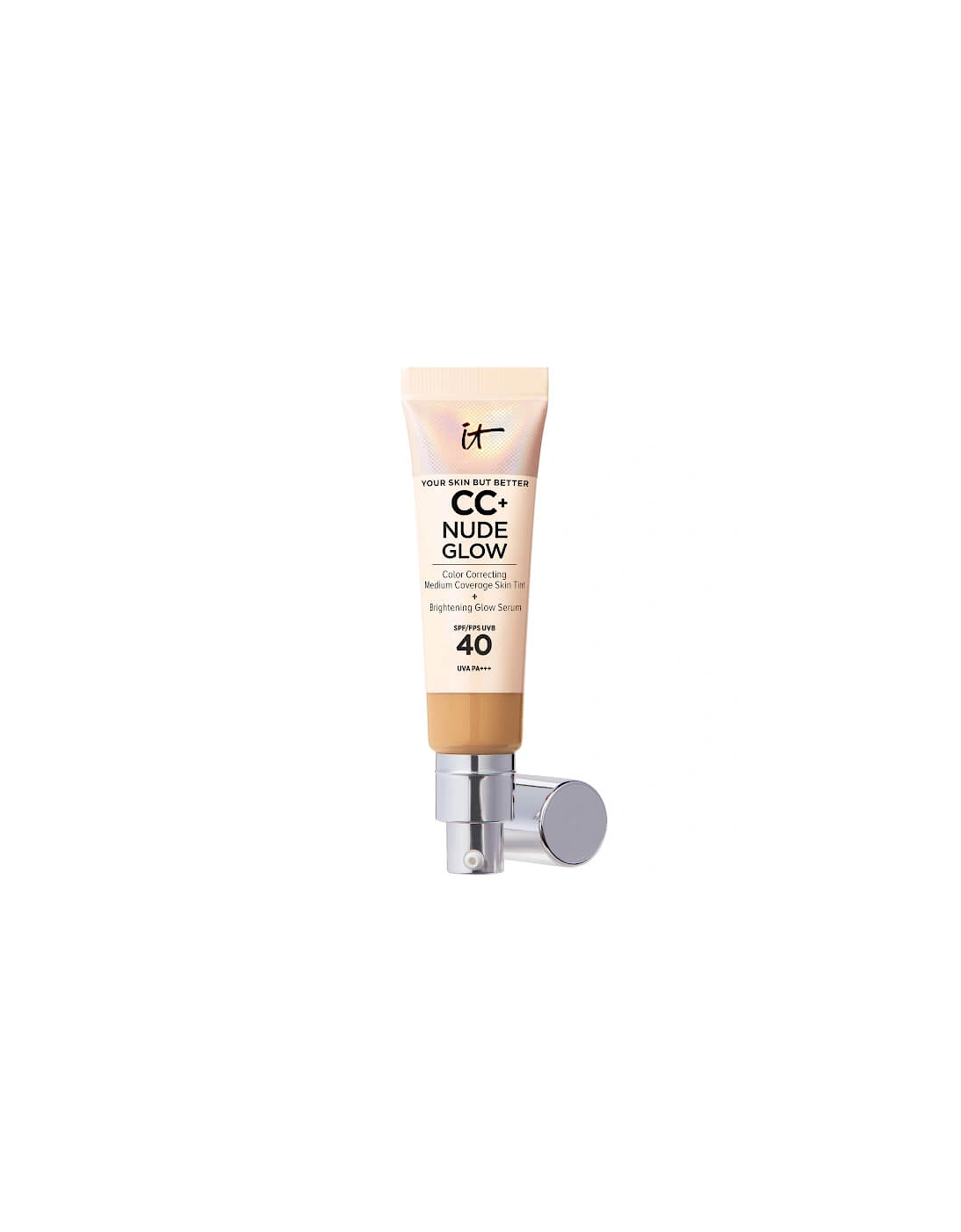 CC+ Nude Glow Lightweight Foundation and Glow Serum with SPF 40 - Tan Warm, 2 of 1