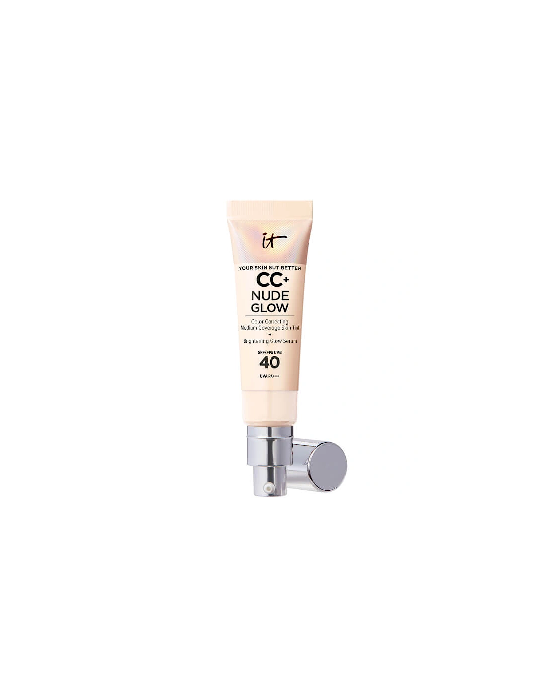 CC+ and Nude Glow Lightweight Foundation and Glow Serum with SPF40 - Fair Porcelain, 2 of 1