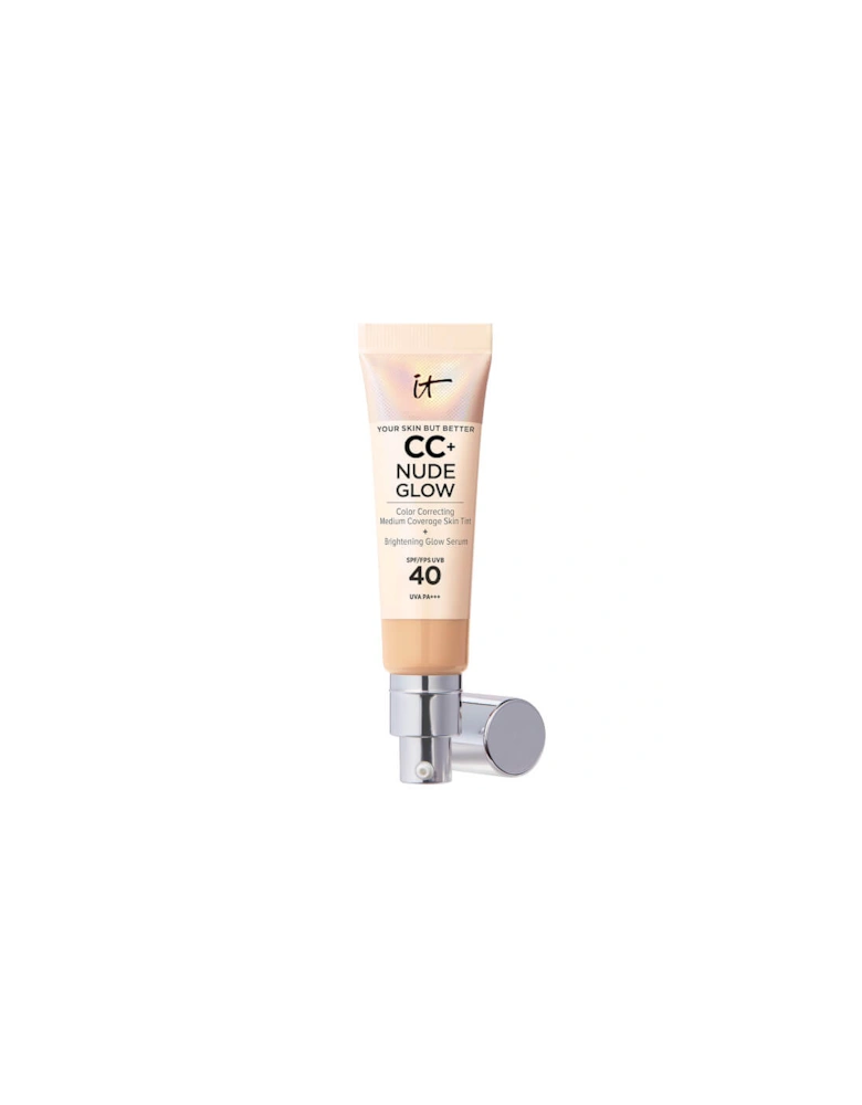 CC+ and Nude Glow Lightweight Foundation and Glow Serum with SPF40 - Medium Tan