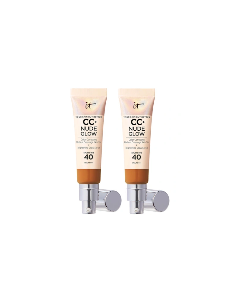 CC+ and Nude Glow Lightweight Foundation and Glow Serum with SPF40 - Fair