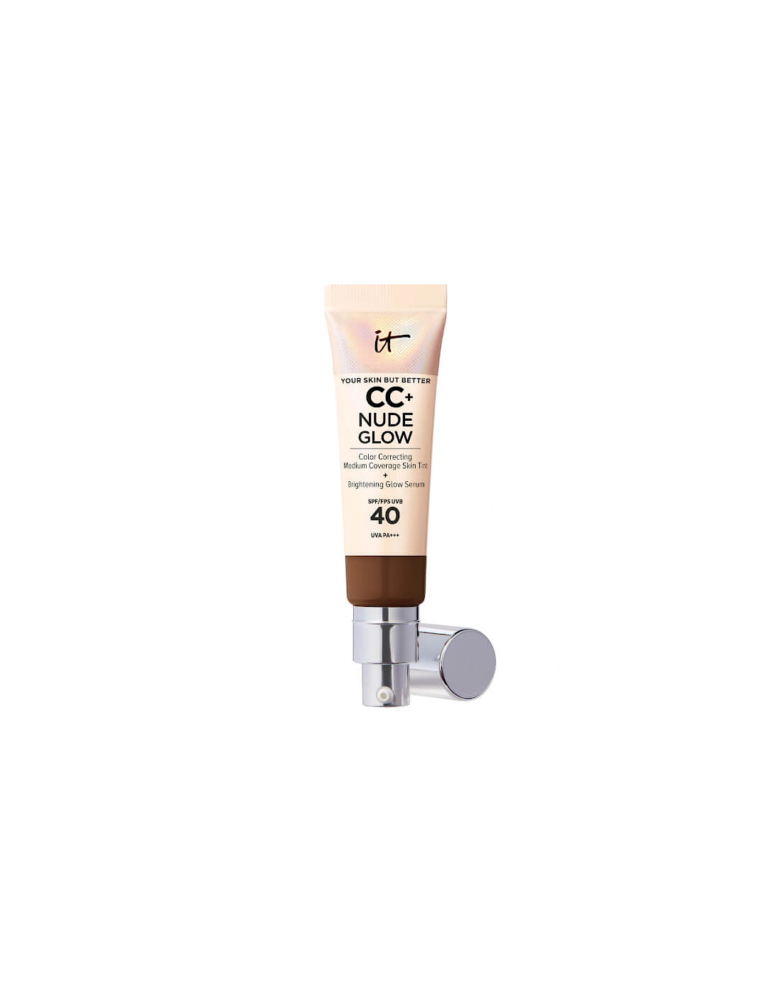 CC+ and Nude Glow Lightweight Foundation and Glow Serum with SPF40 - Deep Honey, 2 of 1