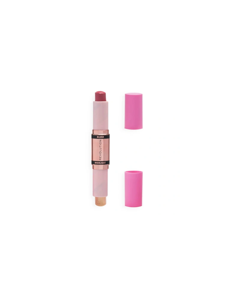 Makeup Blush and Highlight Stick - Mauve Glow