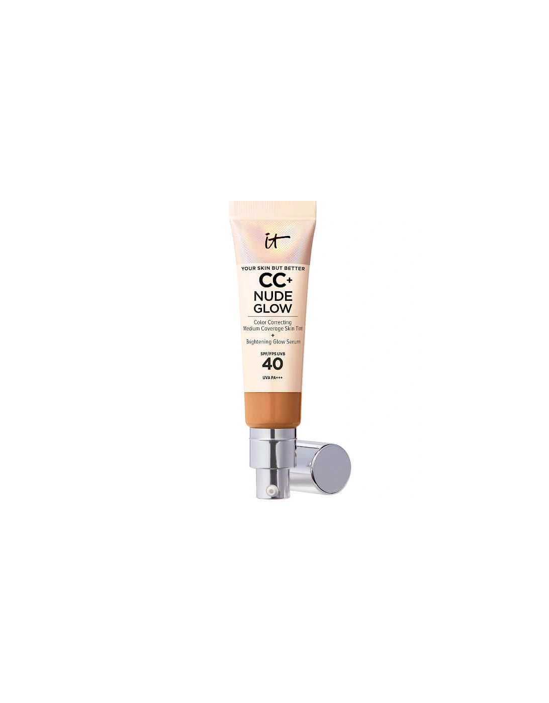 CC+ and Nude Glow Lightweight Foundation and Glow Serum with SPF40 - Tan, 2 of 1