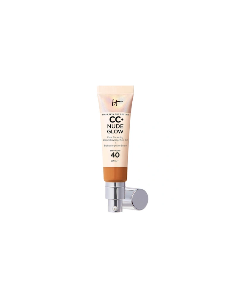 CC+ Nude Glow Lightweight Foundation and Glow Serum with SPF 40 - Tan Rich