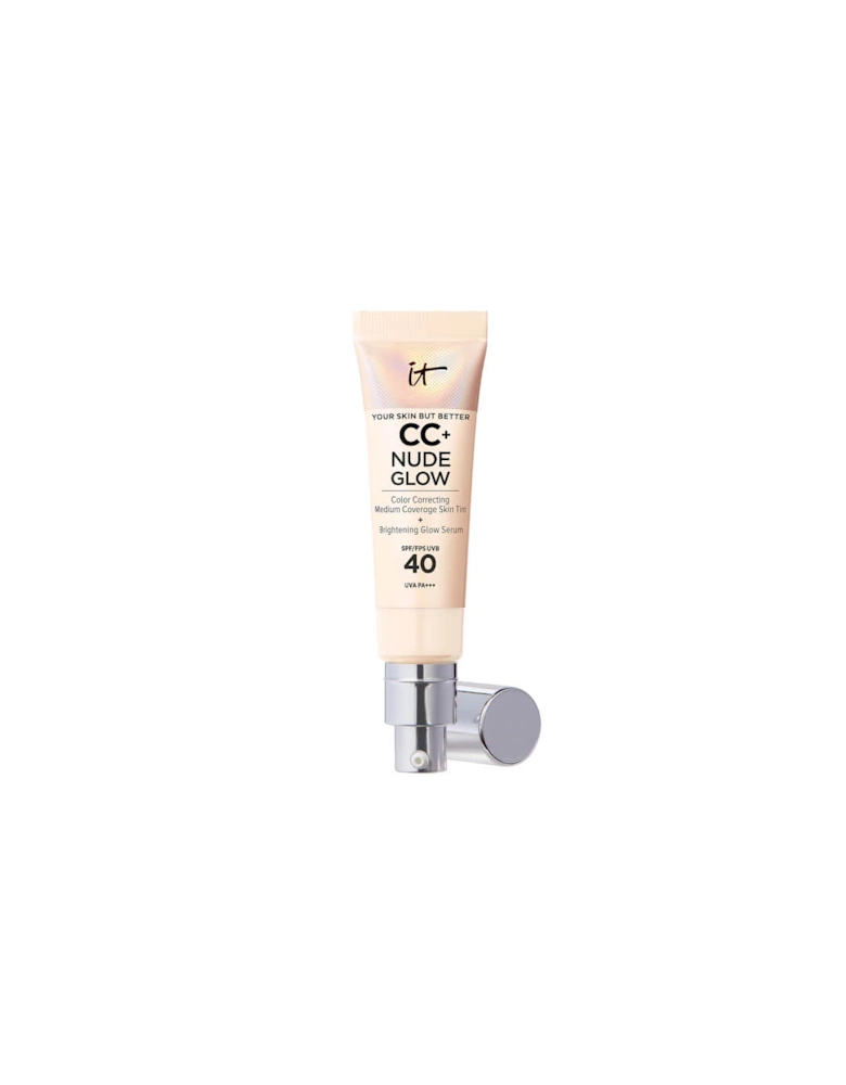 CC+ and Nude Glow Lightweight Foundation and Glow Serum with SPF40 - Fair Ivory