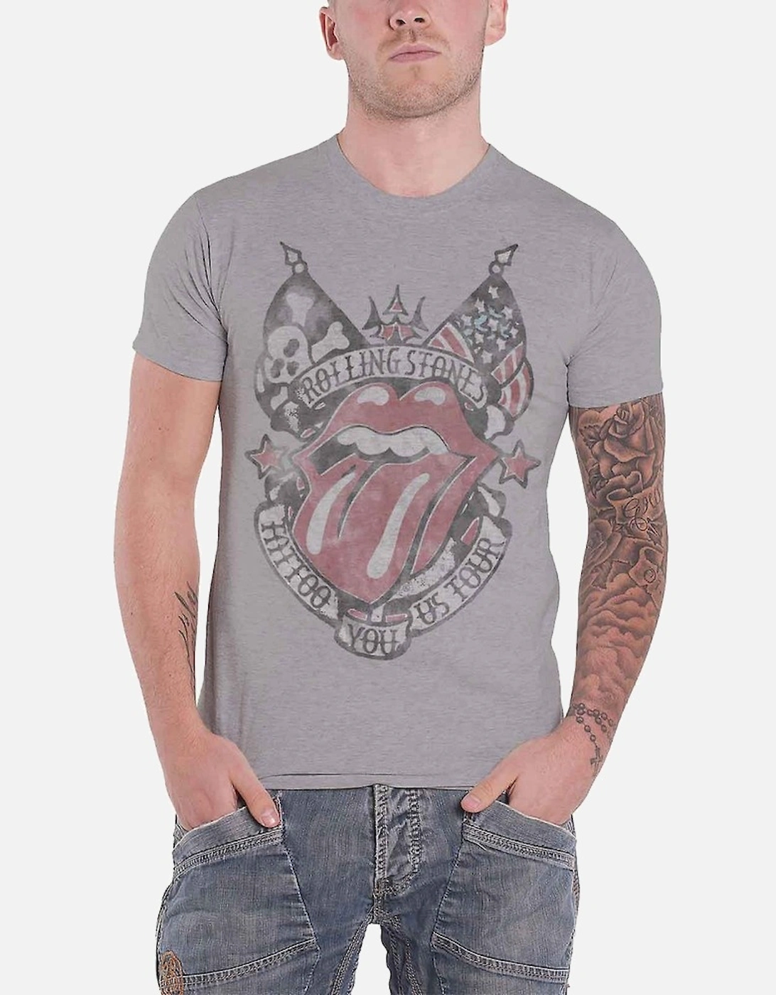 Unisex Adult Tattoo You US Tour T-Shirt, 4 of 3