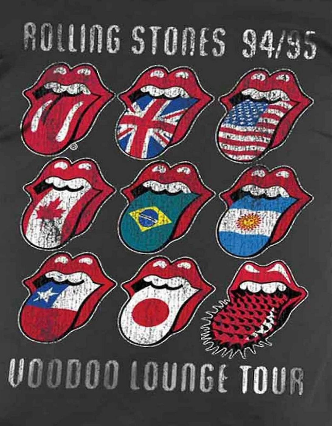 Unisex Adult Voodoo Lounge Tongue T-Shirt