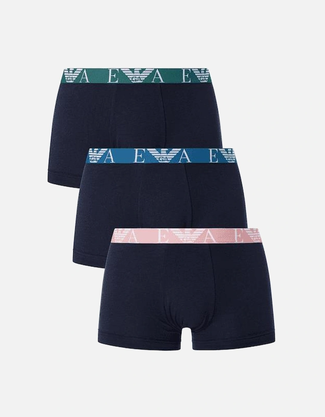 Cotton Pink/Blue/Green Trunks Boxer, 6 of 5
