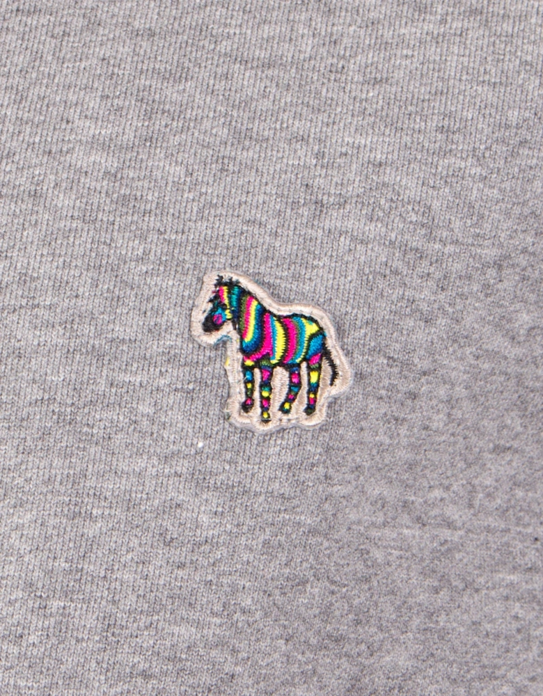 Zebra Logo Zip Through Hoodie