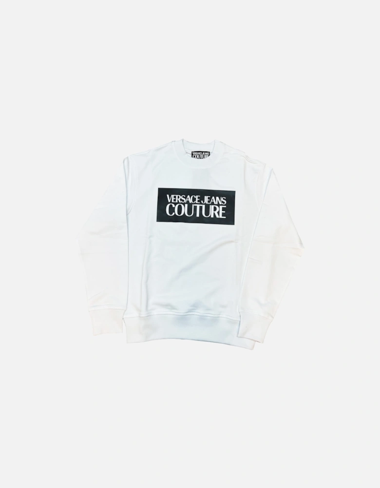 Jeans Couture Institutional Logo Sweatshirt White