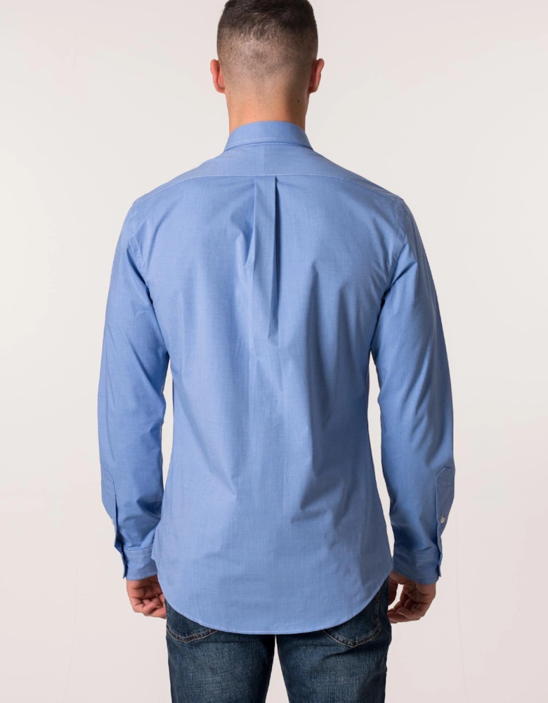 Slim Fit Stretch Poplin Shirt