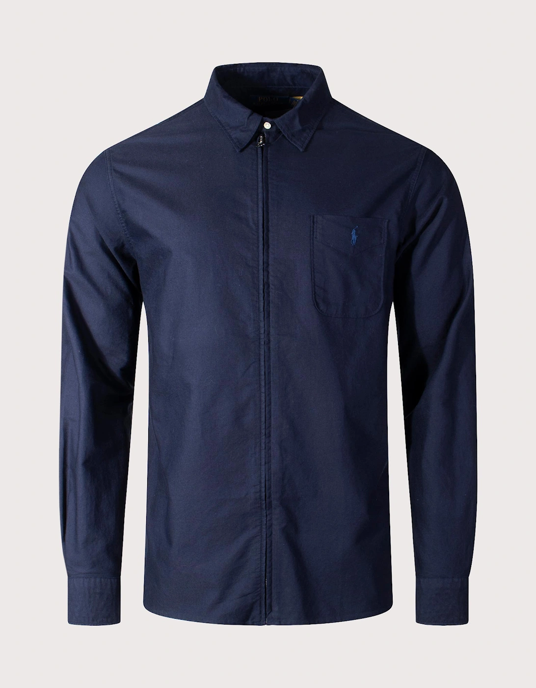 Classic Fit Garment Dyed Oxford Overshirt, 6 of 5