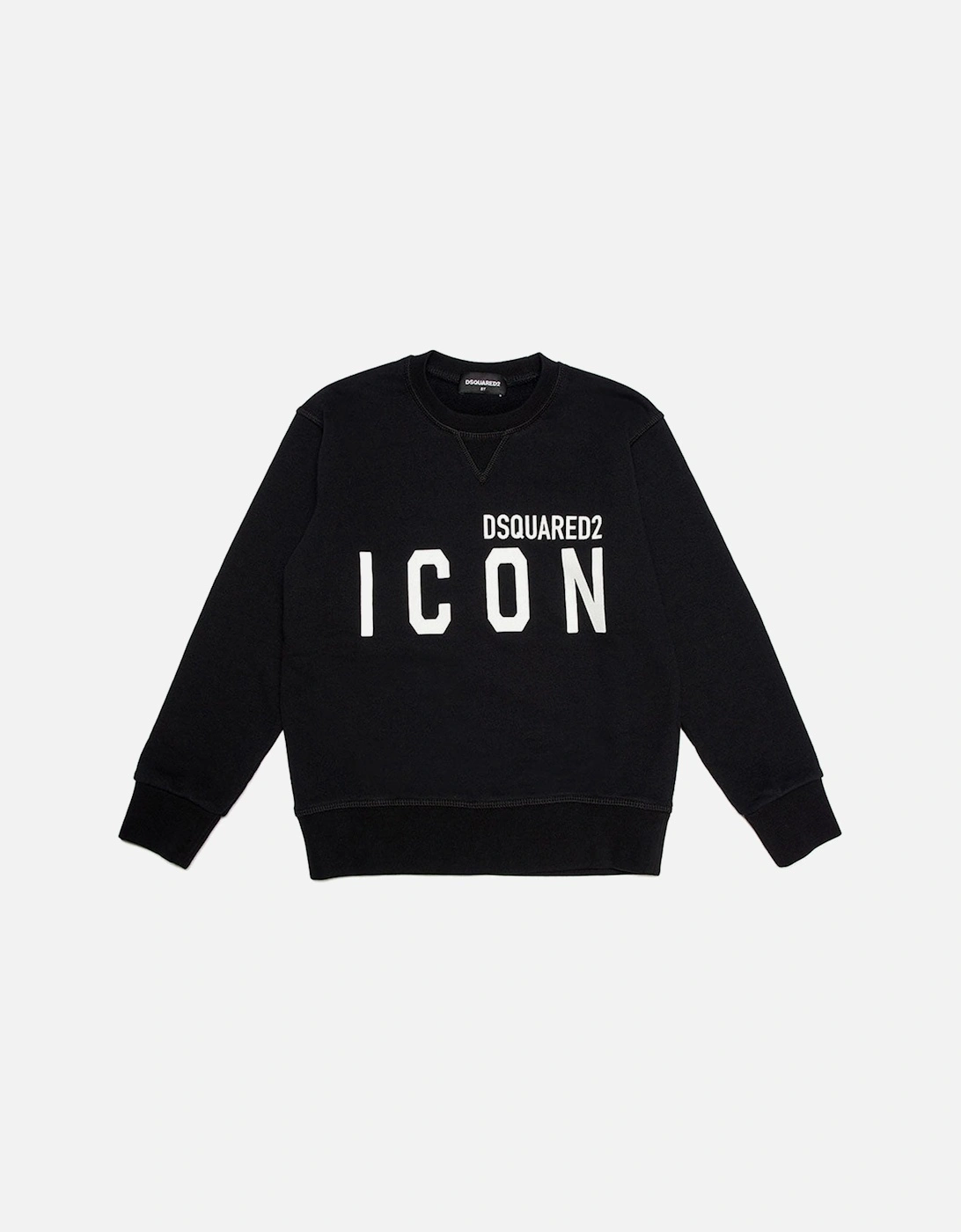 Boys Icon Logo Print Sweater Black, 4 of 3
