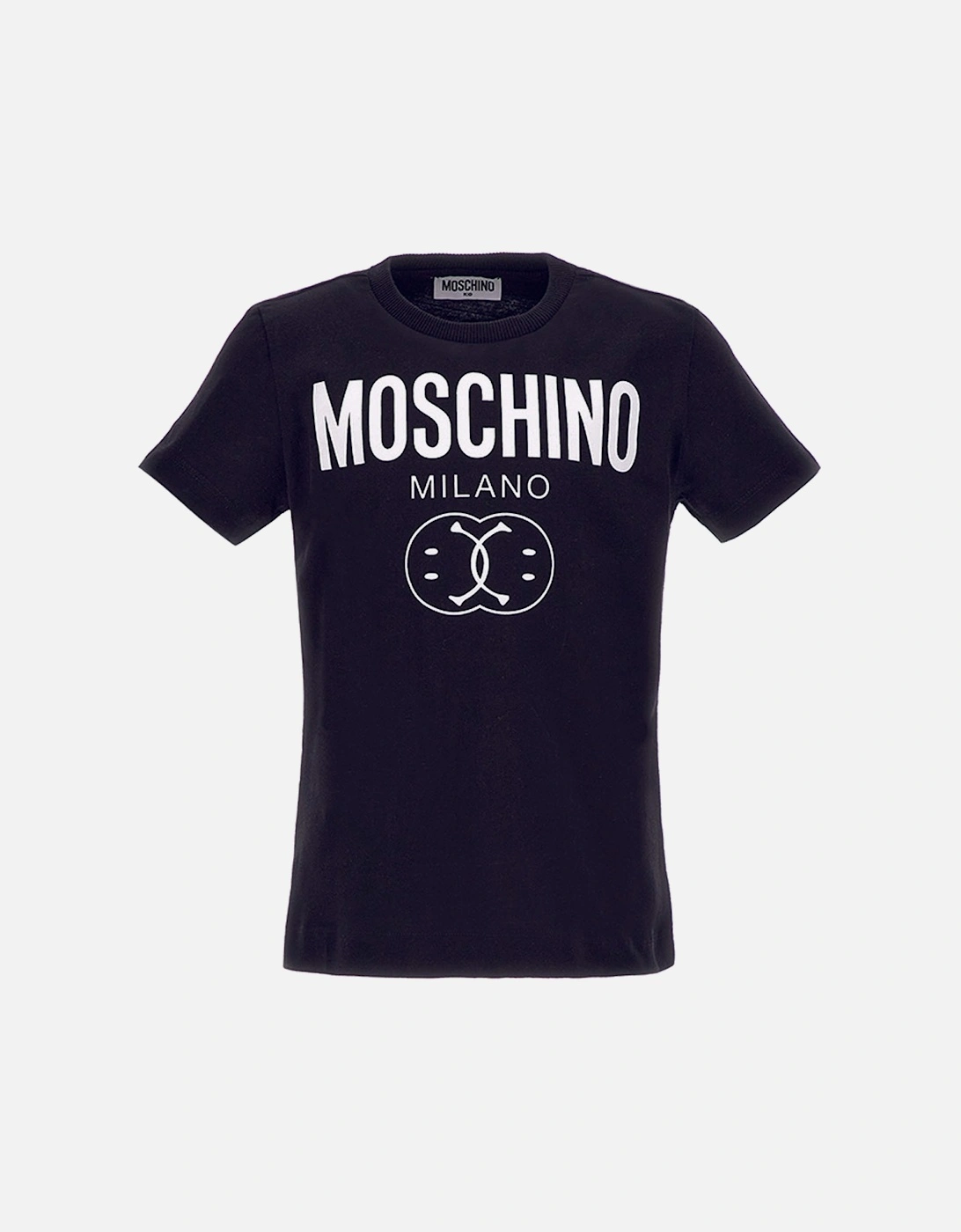 Boys Smiley T-shirt Black, 2 of 1