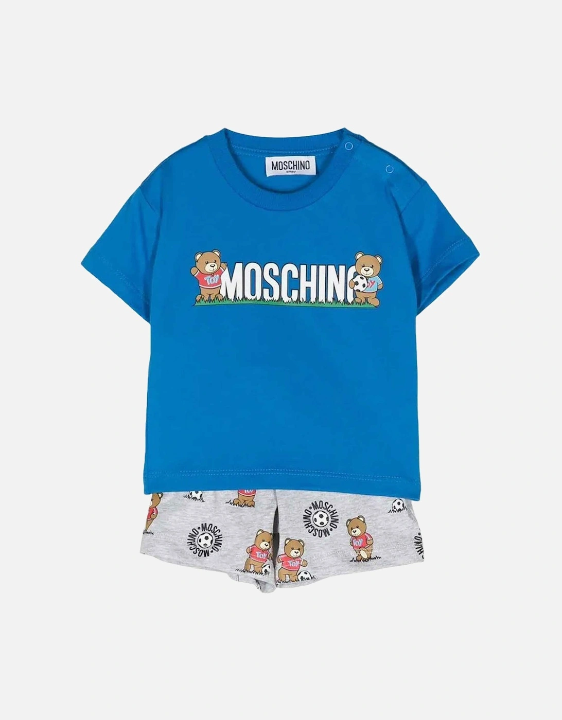 Baby Boys T-shirt & Shorts Set Blue, 3 of 2