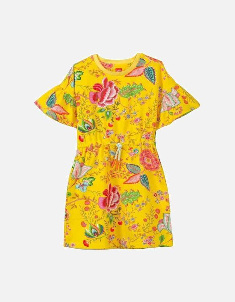 Girls Yellow Douzou Dress