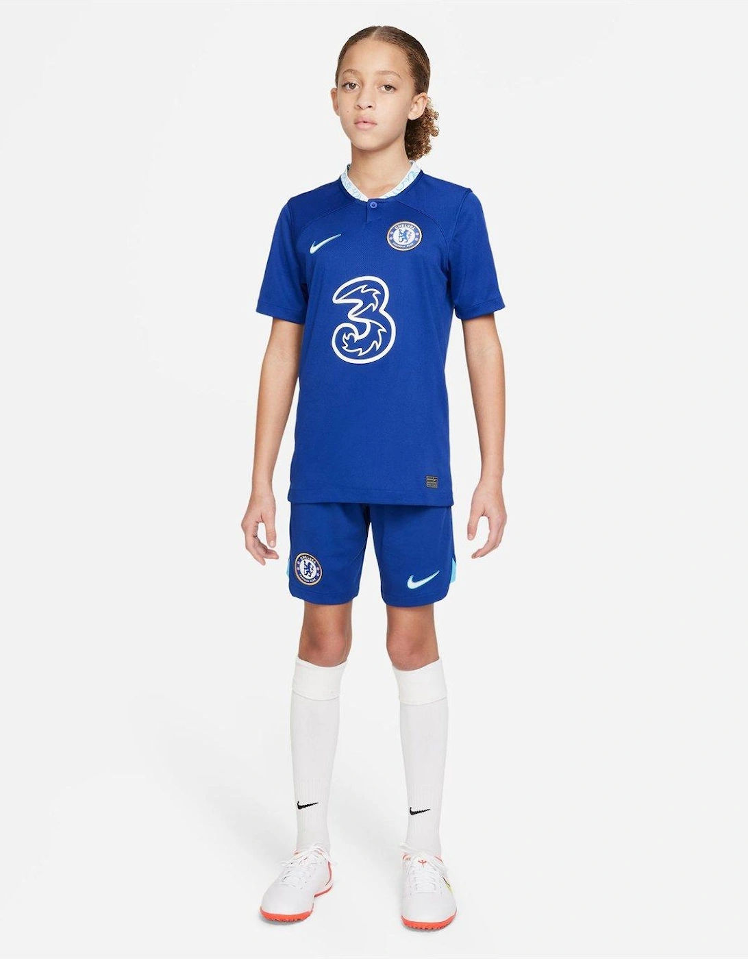 Youth Chelsea 22/23 Home Shorts - Blue