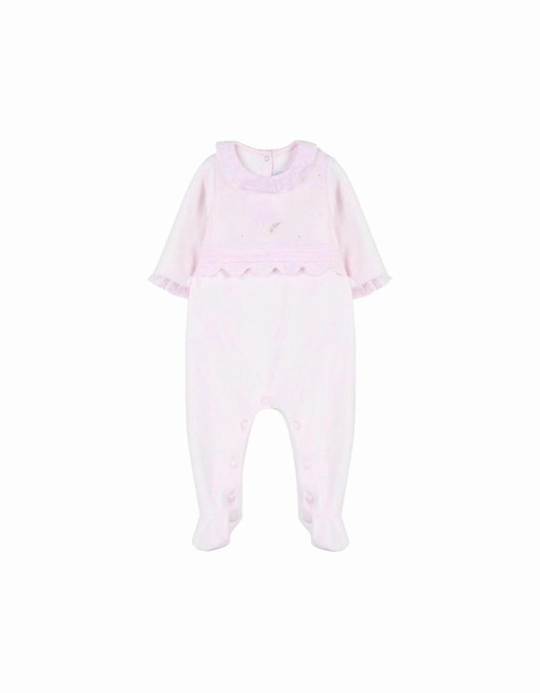 Girls Pink Babygrow