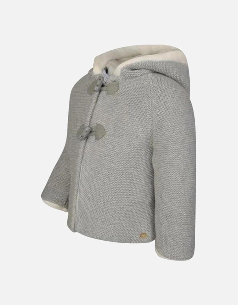 Unisex Grey Knitted Jacket