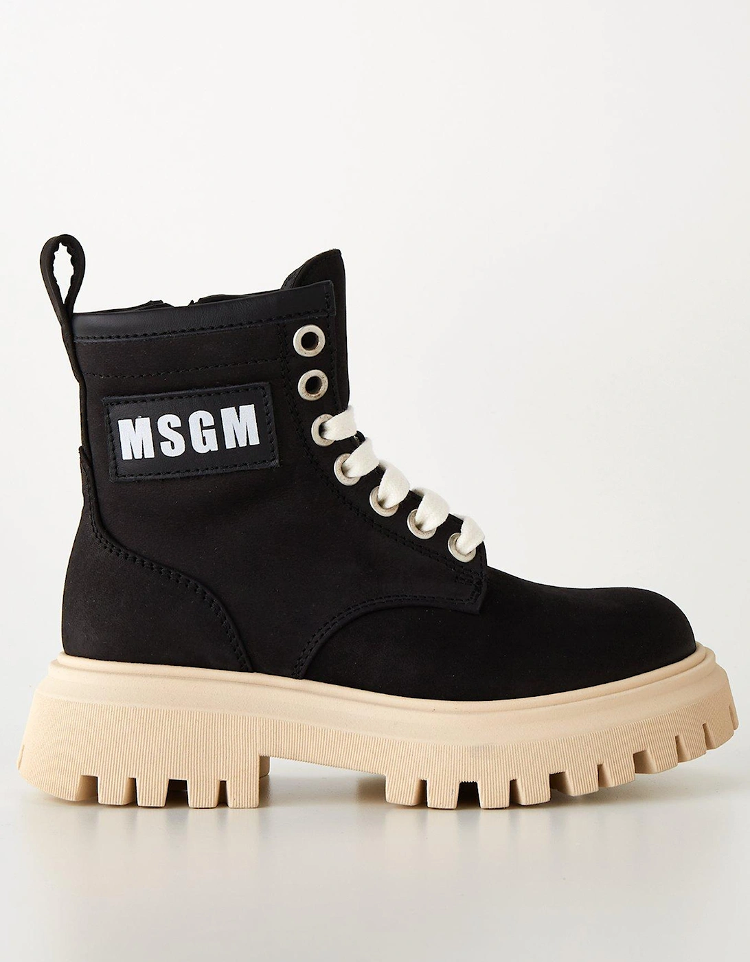 Junior Black Lace Up Boot, 3 of 2