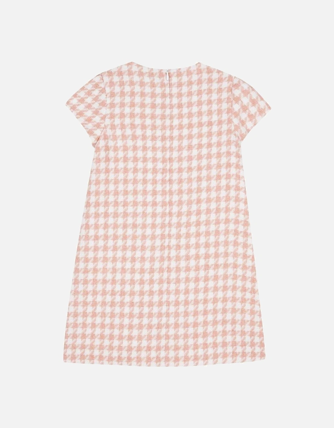 Girls Pink Gingham Dress