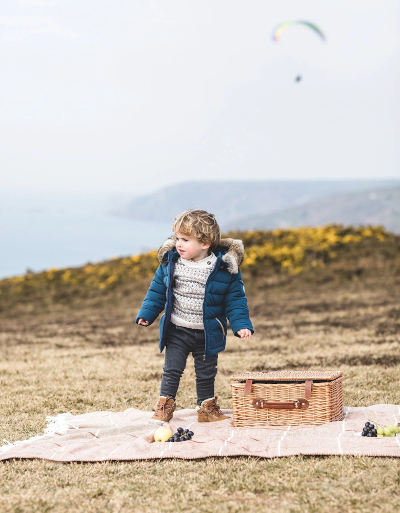 Boys Blue Puffer Jacket