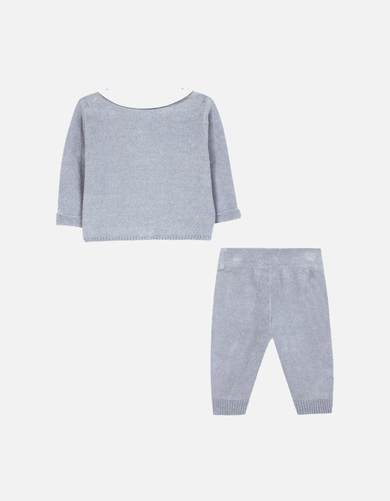 Baby Boys Grey/Green 2 Piece Outfit