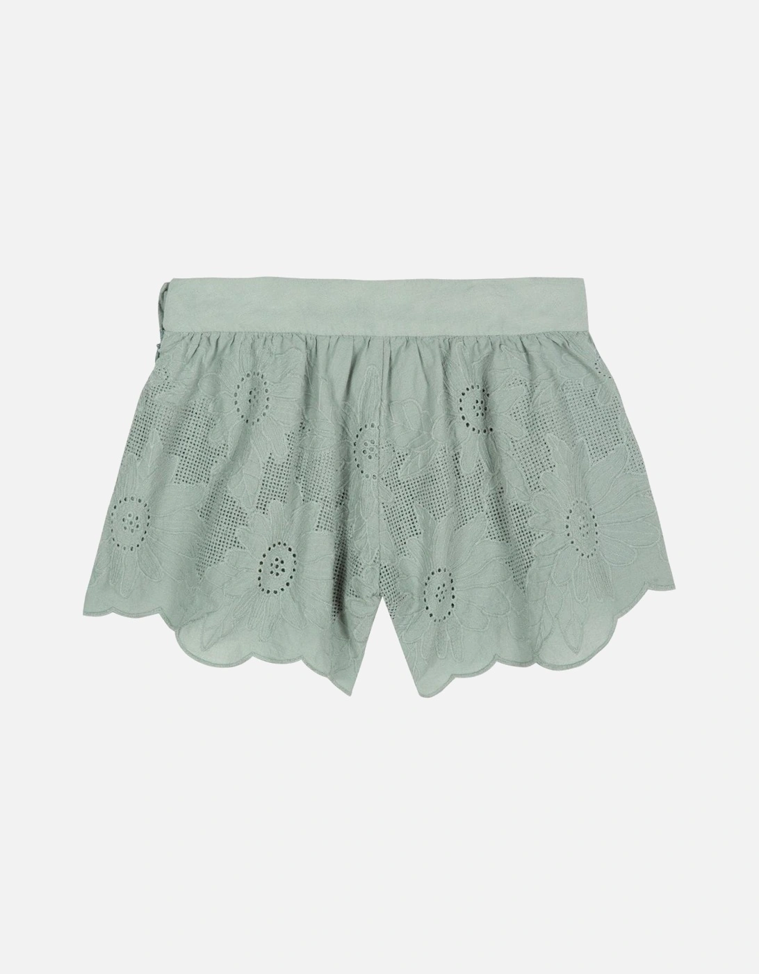 Girls Green Shorts