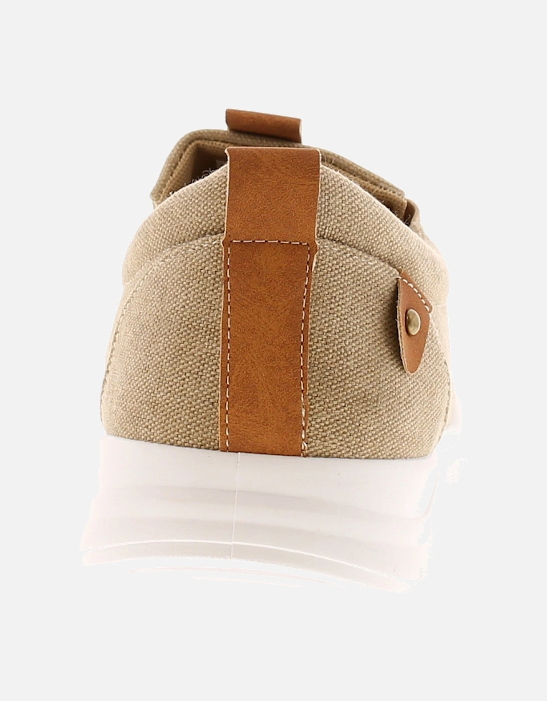 Mens Shoes Canvas Alan beige UK Size