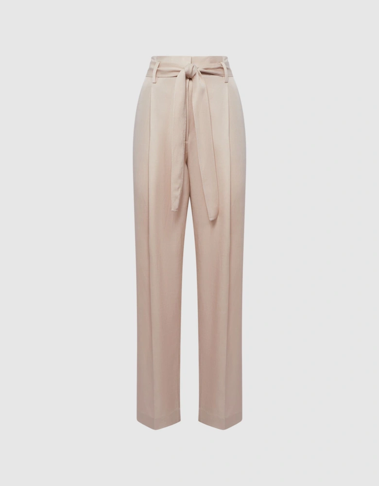 Tapered High Rise Trousers